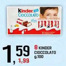 Famila Superstore Kinder cioccolato offerta