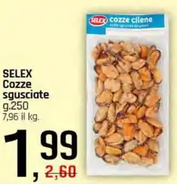 Famila Superstore SELEX Cozze sgusciate offerta
