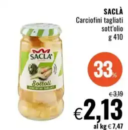 Famila SACLÀ Carciofini tagliati sott'olio offerta