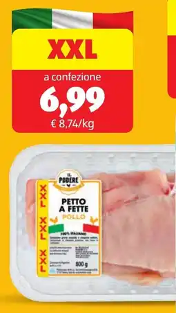 ALDI Il podere petto di pollo a fette XXL offerta
