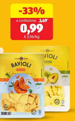 ALDI Cucina nobile pasta ripiena alle verdure offerta