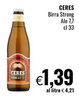 Famila CERES Birra Strong Ale 7,7 offerta