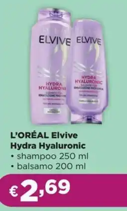 La Saponeria L'ORÉAL Elvive Hydra Hyaluronic offerta