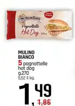 Famila Superstore MULINO BIANCO 5 pagnottelle hot dog offerta