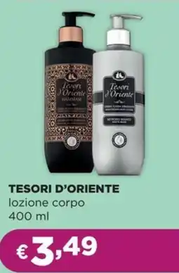 La Saponeria TESORI D'ORIENTE lozione corpo offerta