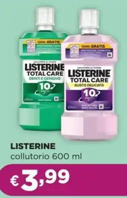 La Saponeria LISTERINE collutorio offerta