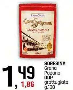 Famila Superstore SORESINA Grana Padano DOP grattugiato offerta
