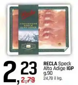 Famila Superstore RECLA Speck Alto Adige IGP offerta