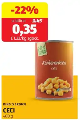 ALDI Kings crown ceci offerta