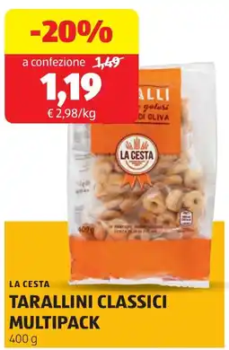ALDI La cesta tarallini classici multipack offerta