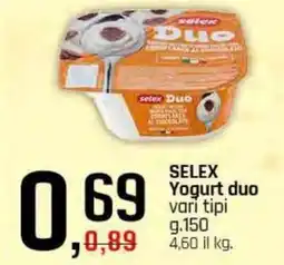 Famila Superstore SELEX Yogurt duo offerta