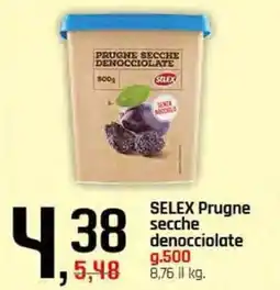 Famila Superstore SELEX Prugne secche denocciolate offerta