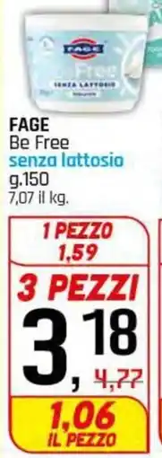Famila Superstore FAGE Be Free senza lattosio offerta