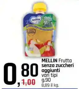 Famila Superstore MELLIN Frutta senza zuccheri aggiunti offerta