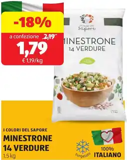 ALDI I colori del sapore minestrone 14 verdure offerta