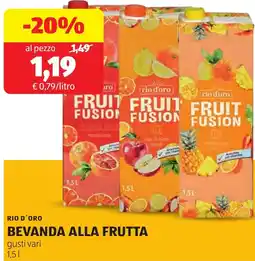 ALDI Rio d'oro bevanda alla frutta offerta