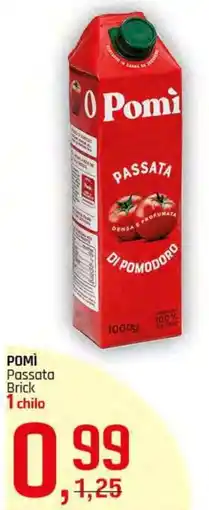 Famila Superstore POMÌ Passata Brick 1 chilo offerta