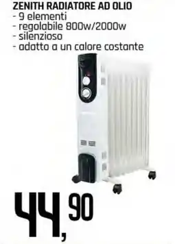 Famila Superstore Zenith radiatore ad olio offerta