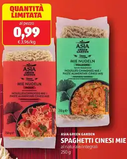ALDI Asia green garden spaghetti cinesi mie offerta