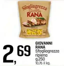 Famila Superstore GIOVANNI RANA Sfogliagrezza ripiena offerta