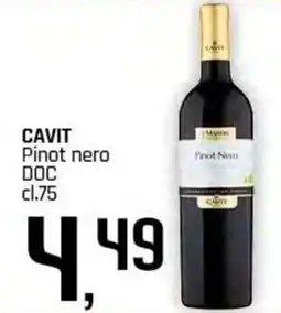 Famila Superstore CAVIT Pinot nero DOC offerta