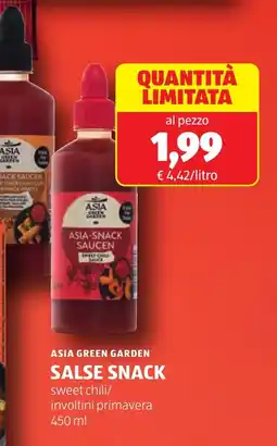 ALDI Asia green garden salse snack offerta