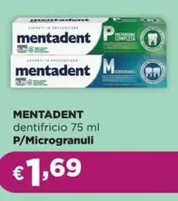 La Saponeria MENTADENT dentifricio P/Microgranuli offerta