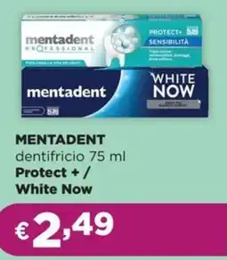 La Saponeria MENTADENT dentifricio Protect +/ White Now offerta