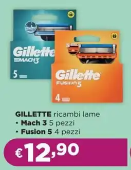 La Saponeria GILLETTE ricambi lame offerta