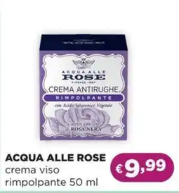 La Saponeria ACQUA ALLE ROSE crema viso rimpolpante offerta