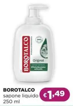 La Saponeria BOROTALCO sapone liquido offerta