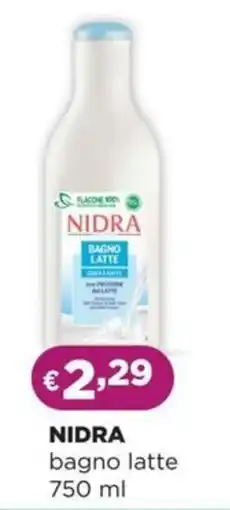 La Saponeria NIDRA bagno latte offerta