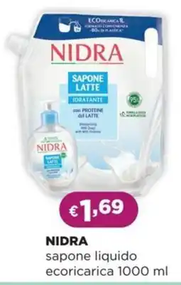 La Saponeria NIDRA sapone liquido ecoricarica offerta
