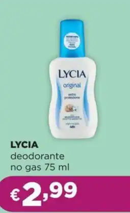 La Saponeria LYCIA deodorante no gas offerta