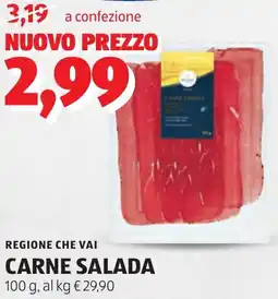 ALDI Regione che vai carne salada offerta
