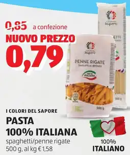 ALDI I colori del sapore pasta 100% italiana offerta