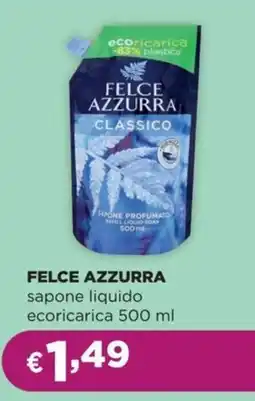 La Saponeria FELCE AZZURRA sapone liquido ecoricarica offerta
