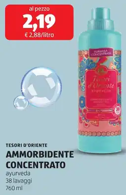 ALDI Tesori d'oriente ammorbidente concentrato offerta