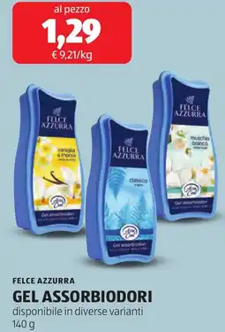 ALDI Felce azzurra gel assorbiodori offerta