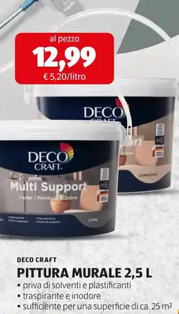 ALDI Deco craft pittura murale offerta