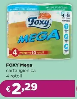 La Saponeria FOXY Mega carta igienica 4 rotoli offerta