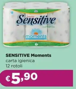 La Saponeria SENSITIVE Moments carta igienica offerta