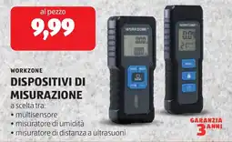 ALDI Workzone dispositivi di misurazione offerta