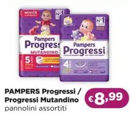 La Saponeria PAMPERS Progressi / Progressi Mutandino pannolini assortiti offerta