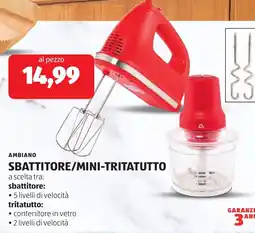 ALDI Ambiano sbattitore/mini-tritatutto offerta