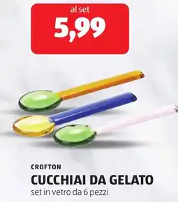 ALDI Crofton cucchiai da gelato offerta
