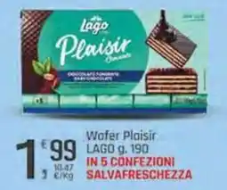Famila Superstore Wafer Plaisir LAGO offerta