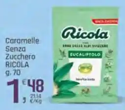 Famila Superstore Caramelle Senza Zucchero RICOLA offerta