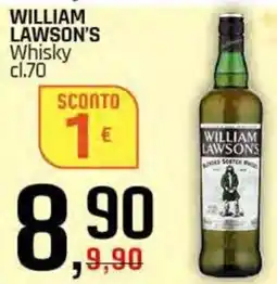 Famila Superstore WILLIAM LAWSON'S Whisky offerta