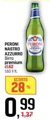 Famila Superstore PERONI NASTRO AZZURRO Birra premium offerta